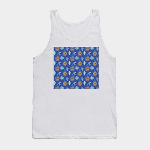 Four elements - fire, water, earth, air pattern Tank Top by Uniquepixx